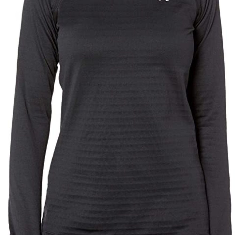EUC Under Armour Women's Base 4.0 Crew Long Sleeve 1280942-011